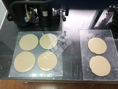 灌漿料自流平攤平后不圓是什么原因？