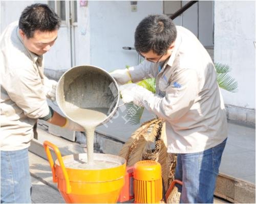 套筒灌漿料灌注套筒前的準(zhǔn)備